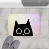 Adorable Cat Anime Bath Mat with Anti-Slip Backing