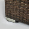 Elegant Rectangular Rattan Fire Pit Table – CSA Approved