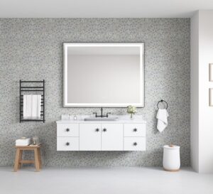 48x48 LED Bathroom Vanity Mirror with Backlight
