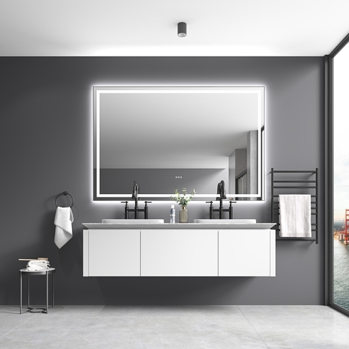 48x48 LED Bathroom Vanity Mirror with Backlight
