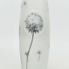 Handpainted Glass Vase for Flowers | Gentle Art Oval Vase