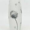 Handpainted Glass Vase for Flowers | Gentle Art Oval Vase