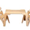 Montessori Table and Chair Set for Independent Learning