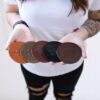 Genuine Leather Coaster Set, Personalized Drink Coasters