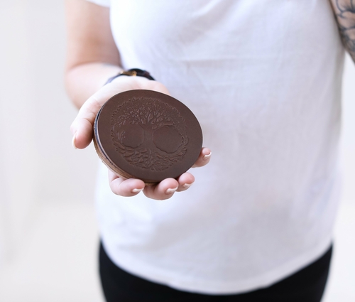 Genuine Leather Coaster Set, Personalized Drink Coasters