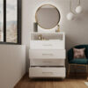 Dresser Atlanta, Four Drawers, White Finish