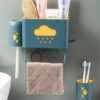 High Capacity Multipurpose Toothbrush and Toothpaste Holder