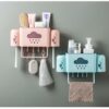 High Capacity Multipurpose Toothbrush and Toothpaste Holder