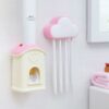 Cloud Toothbrush Holder with Toothpaste Dispenser