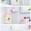 Cloud Toothbrush Holder with Toothpaste Dispenser