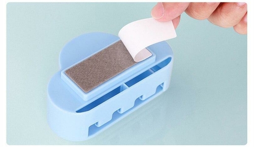 Cloud Toothbrush Holder with Toothpaste Dispenser