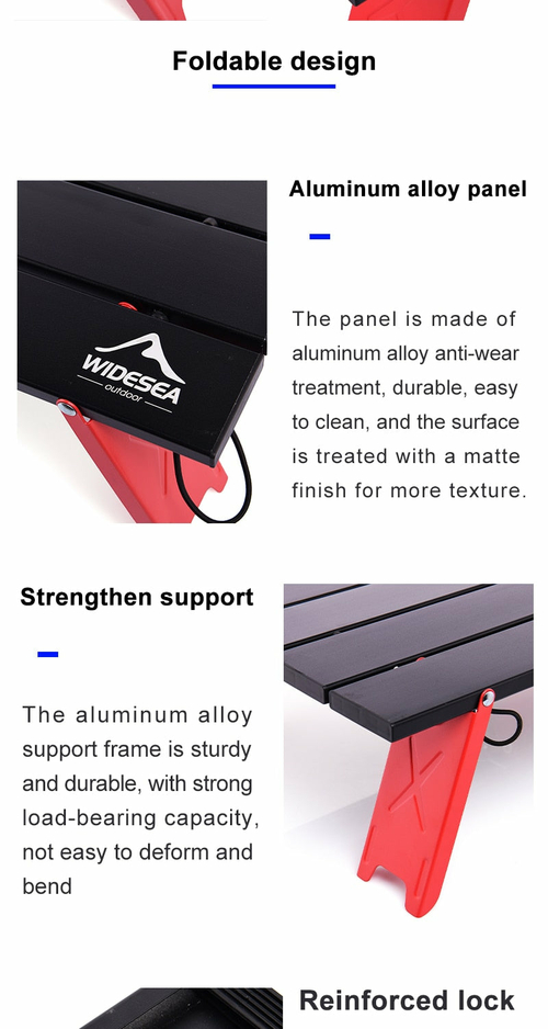 Portable Foldable Camping Table for Outdoor Picnics & Barbecues
