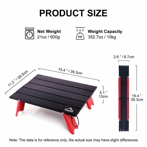 Portable Foldable Camping Table for Outdoor Picnics & Barbecues