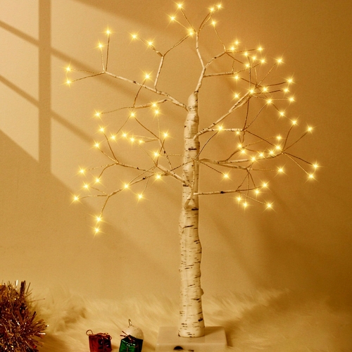 LED Christmas Tree Night Lamp with USB & Battery Options