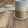 Wood Spiral Coasters, Laser-Cut Baltic Birch Plywood