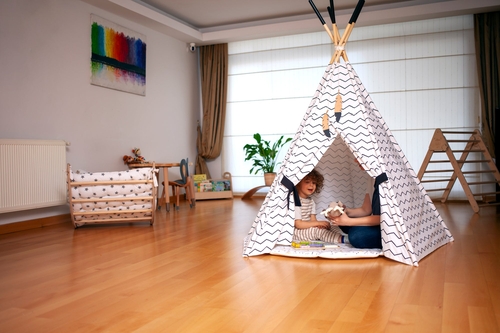 XL Teepee Tent and Play Mat for Toddlers