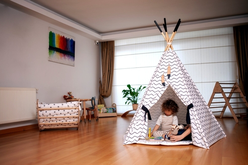 XL Teepee Tent and Play Mat for Toddlers