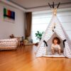 XL Teepee Tent and Play Mat for Toddlers