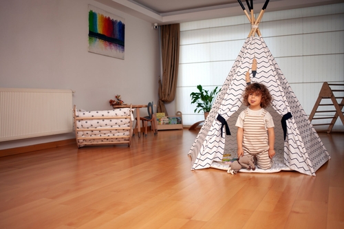 XL Teepee Tent and Play Mat for Toddlers
