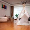 XL Teepee Tent and Play Mat for Toddlers