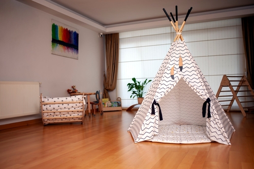 XL Teepee Tent and Play Mat for Toddlers