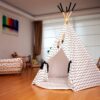 XL Teepee Tent and Play Mat for Toddlers