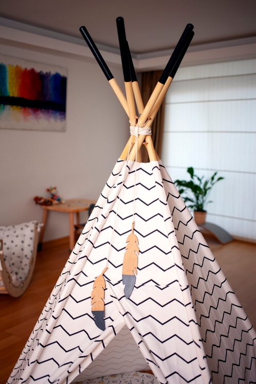 XL Teepee Tent and Play Mat for Toddlers