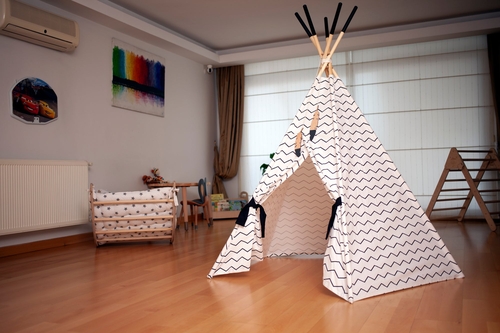 XL Teepee Tent and Play Mat for Toddlers