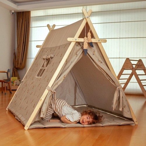 Kids XL Bunny Play Tent with Non-Slip Mat