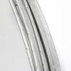 Silver Baroque Wall Mirror with Intricate Carvings