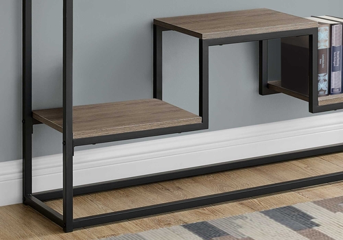 Rectangular Taupe Wood Look Hall Console Table – 48 Inches