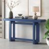 Contemporary Console Table with Wood Top – Extra Long Design