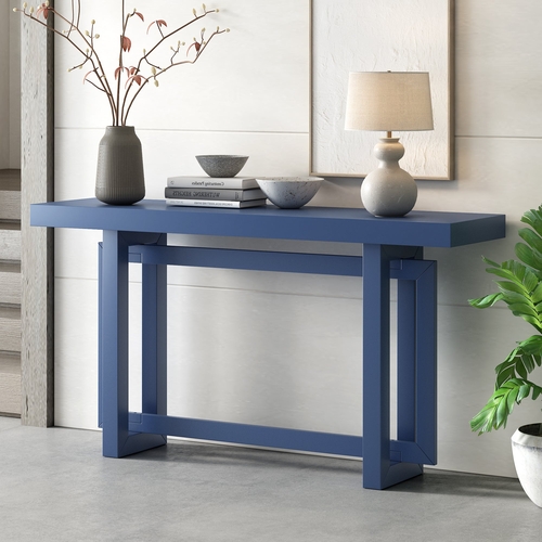 Contemporary Console Table with Wood Top – Extra Long Design