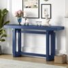 Contemporary Console Table with Wood Top – Extra Long Design