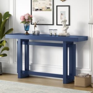 Contemporary Console Table with Wood Top – Extra Long Design