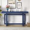 Contemporary Console Table with Wood Top – Extra Long Design