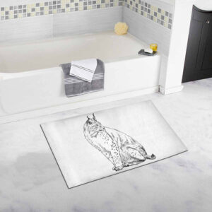 Decoriax Luxe Lynx Bath Rug – Ultra-Plush & Non-Slip (20" x 32")