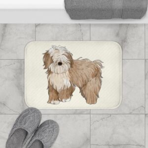 Decoriax Happy Puppy Bath Mat – Ultra-Soft & Non-Slip (24" x 17")