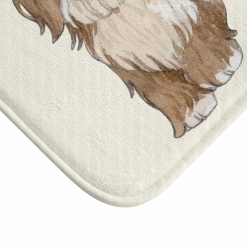 Decoriax Happy Puppy Bath Mat – Ultra-Soft & Non-Slip (24" x 17")