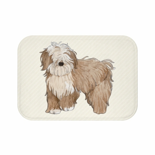 Decoriax Happy Puppy Bath Mat – Ultra-Soft & Non-Slip (24" x 17")