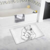 Decoriax Mama Bear Bath Rug – Ultra-Soft & Non-Slip (20" x 32")