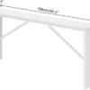 Console Table, 62.2" Long Sofa Table behind Couch, Narrow Entryway