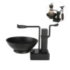 2 In 1 Shaving Holder Set Alloy Shaving Stand Soap Bowl