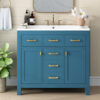 Solid Wood Bathroom Storage Cupboards