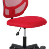 Kids Adjustable Mesh Low-Back Swivel Study Desk Chair with Footrest,