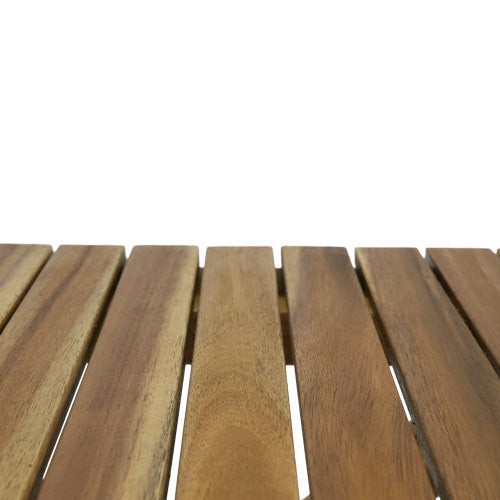 Folding Acacia Wood Outdoor Side Table