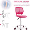 Kids Desk Chair, Adjustable Children Study Chair, Swivel Chair Armless
