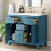 Solid Wood Bathroom Storage Cupboards