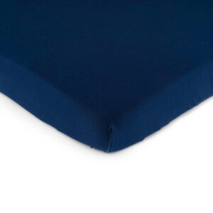 SheetWorld Fitted Youth Bed Sheet - 100% Cotton Jersey - Solid Navy,