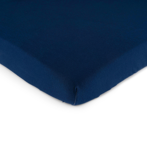 SheetWorld Fitted Youth Bed Sheet - 100% Cotton Jersey - Solid Navy,